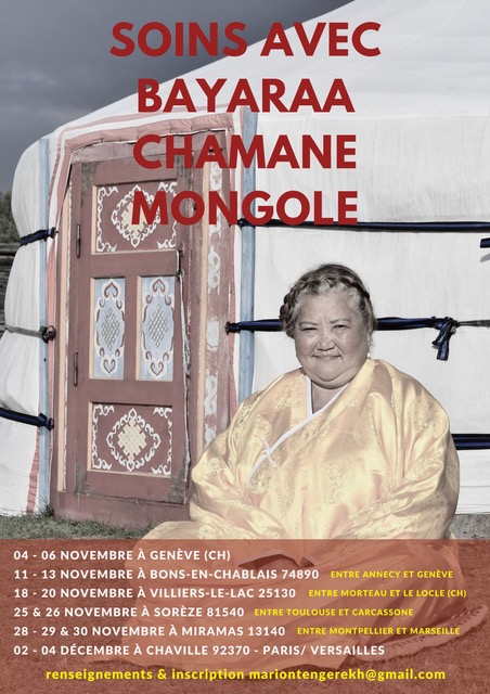 CONFERENCE AVEC BAYARAA CHAMANE MONGOLGE