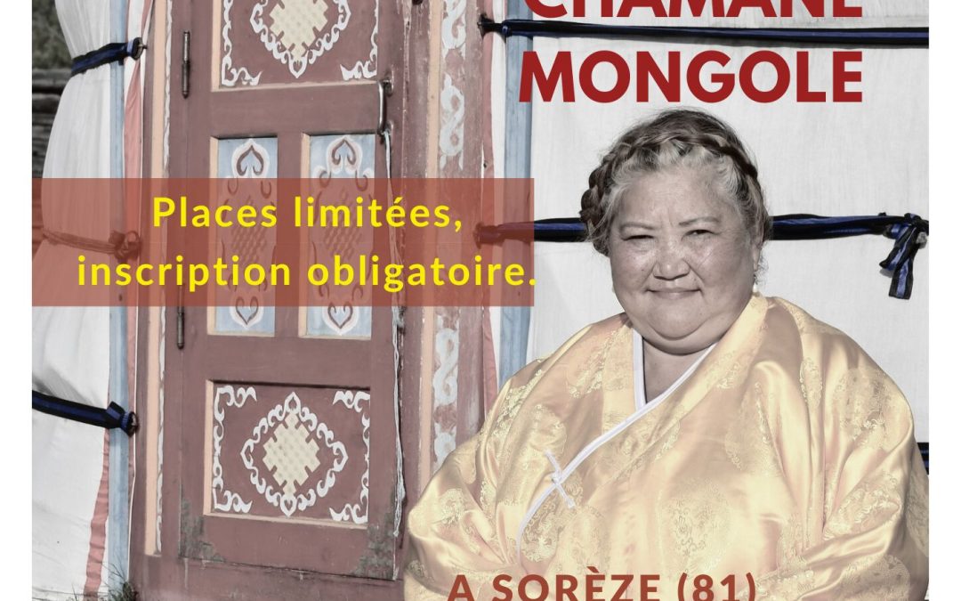Conférence avec Bayaraa, Chamane Mongole, le 5 avril à 19h à Lapouticario de Sorèze