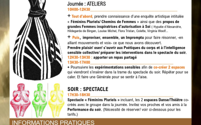 Atelier Voyage Sensible dans les « Féminins Pluriels » Dimanche 1er Février de 10h à 17h à Lapouticario de Sorèze